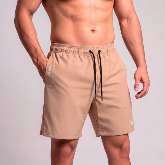 Pantaloneta Multideporte Maxfit Beige