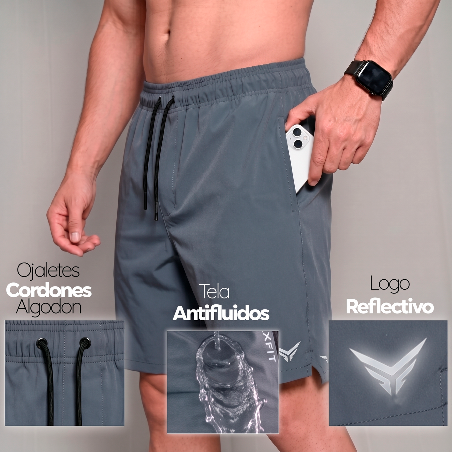 Pantaloneta Multideporte Maxfit
