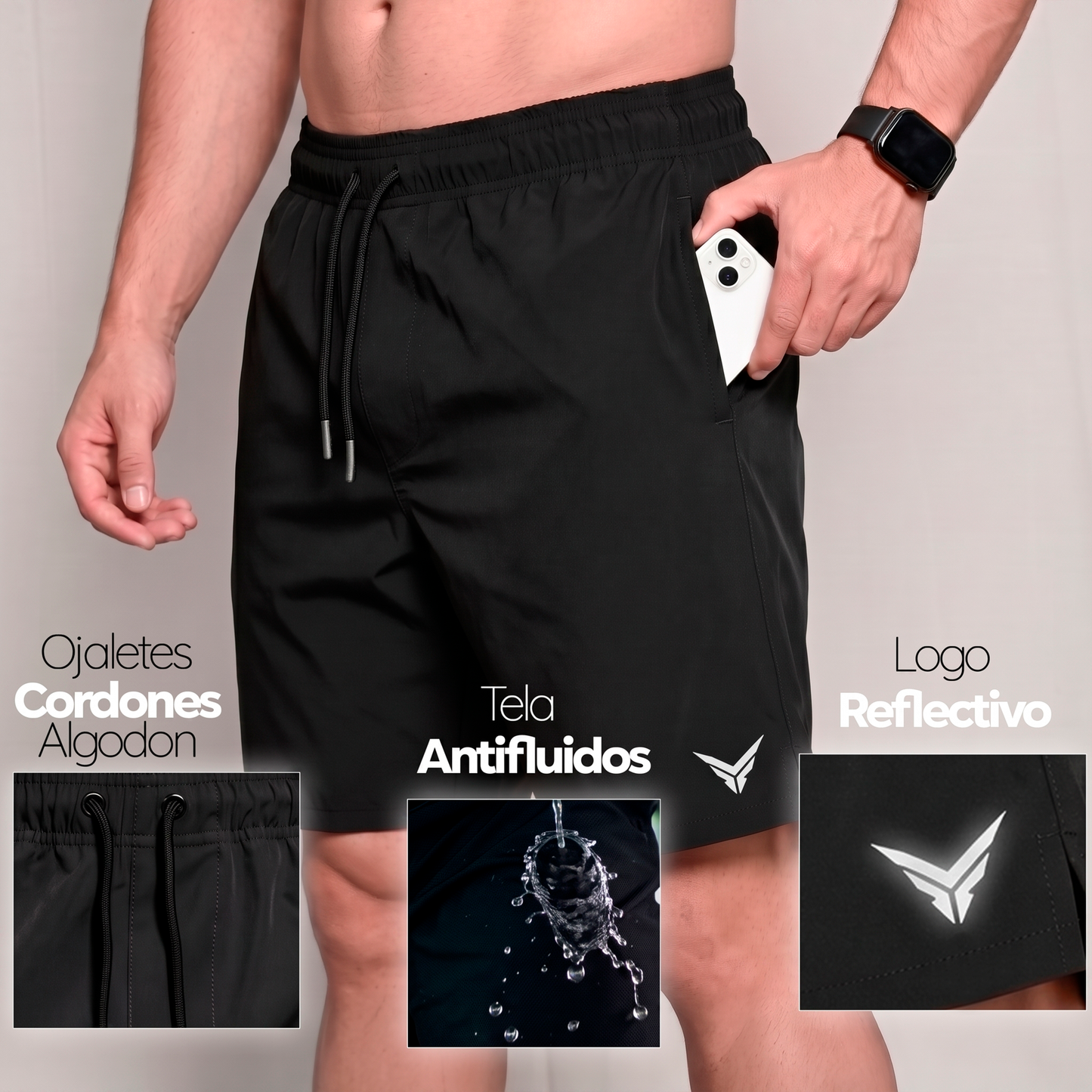 Pantaloneta Multideporte Maxfit